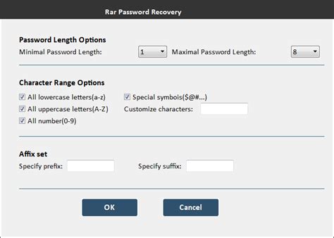 RAR Password Recover 2.1.2.0